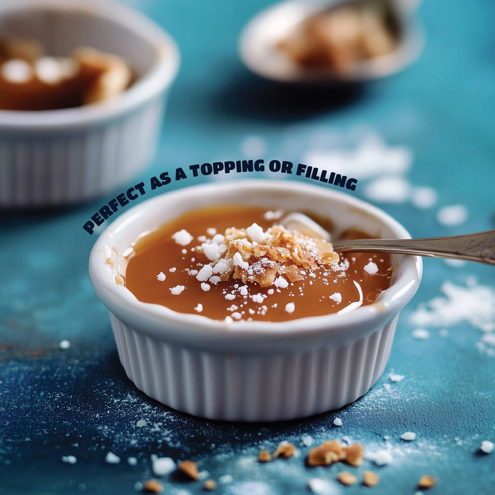 CRAZYOUTLET sea salt caramel cubes baking use for sauces, cookies, brownies.