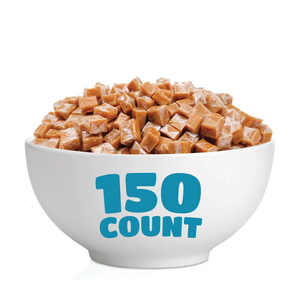 CRAZYOUTLET sea salt caramel cubes for candy buffets, enhancing desserts and celebrations.