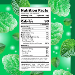 CRAZYOUTLET Spearmint Leaves Candy closeup – soft chews with a cool mint finish.