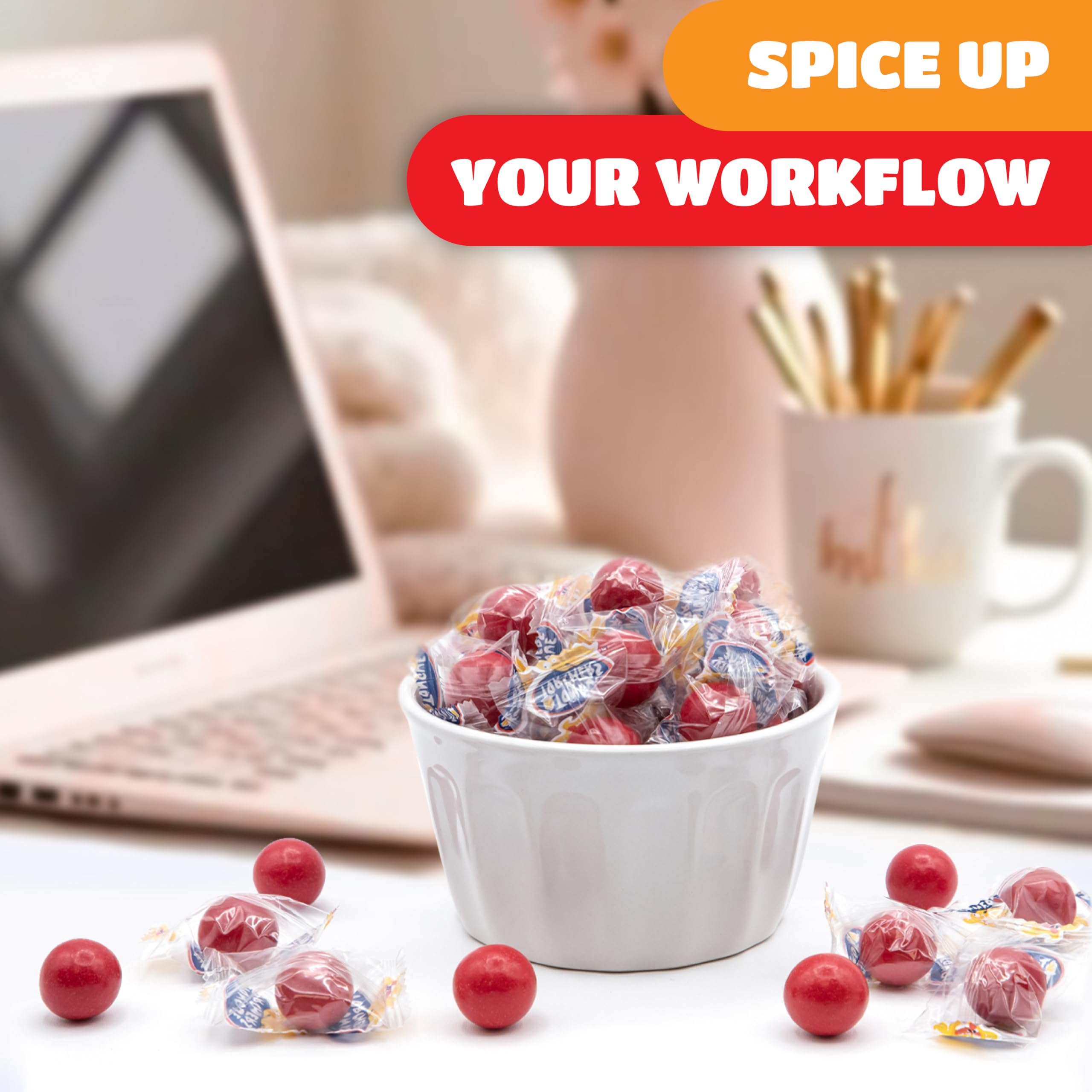 CRAZYOUTLET fiery cinnamon jawbreakers deliver a robust cinnamon flavor