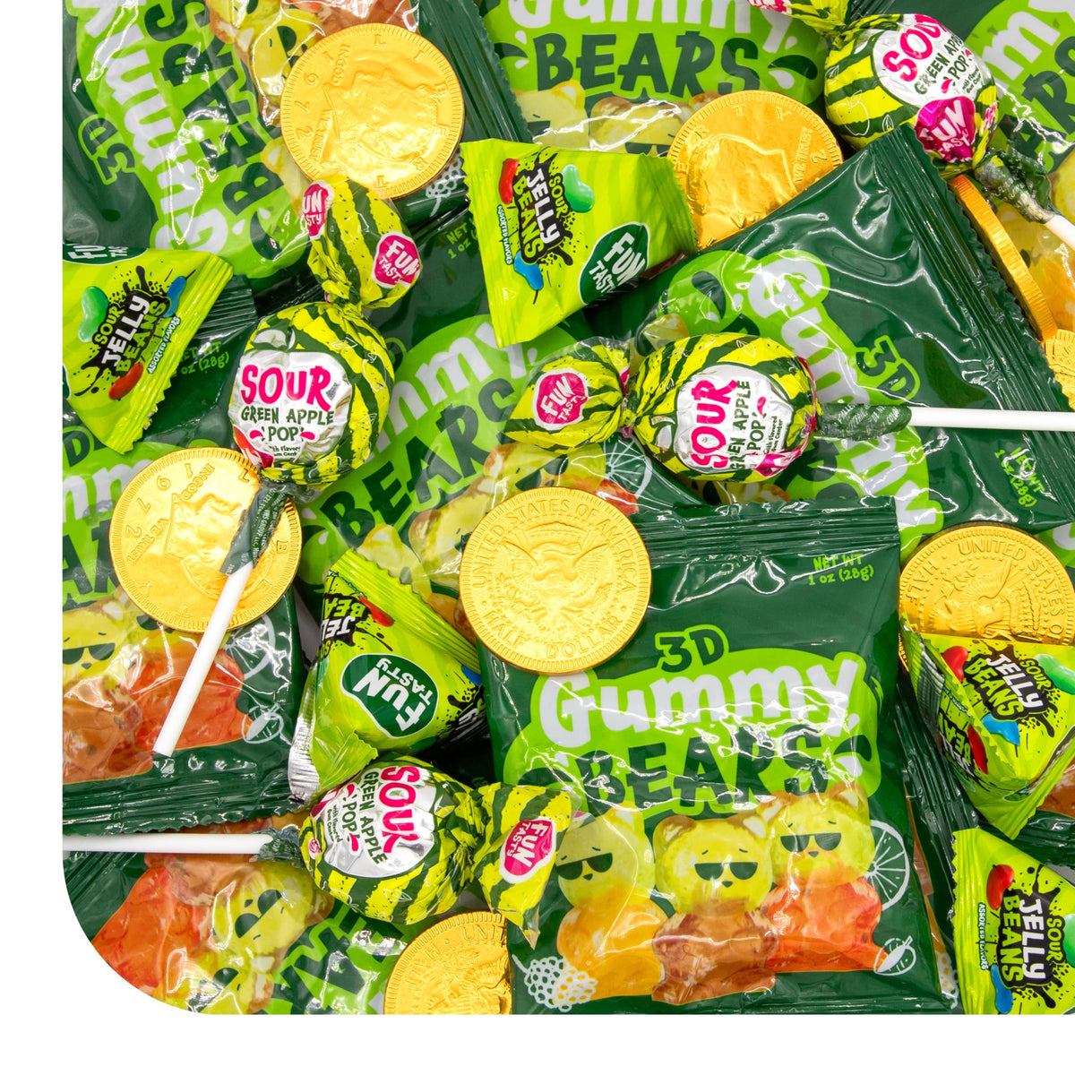 CRAZYOUTLET St Patrick's Day candy 2 lb pack colorful display for party bowls