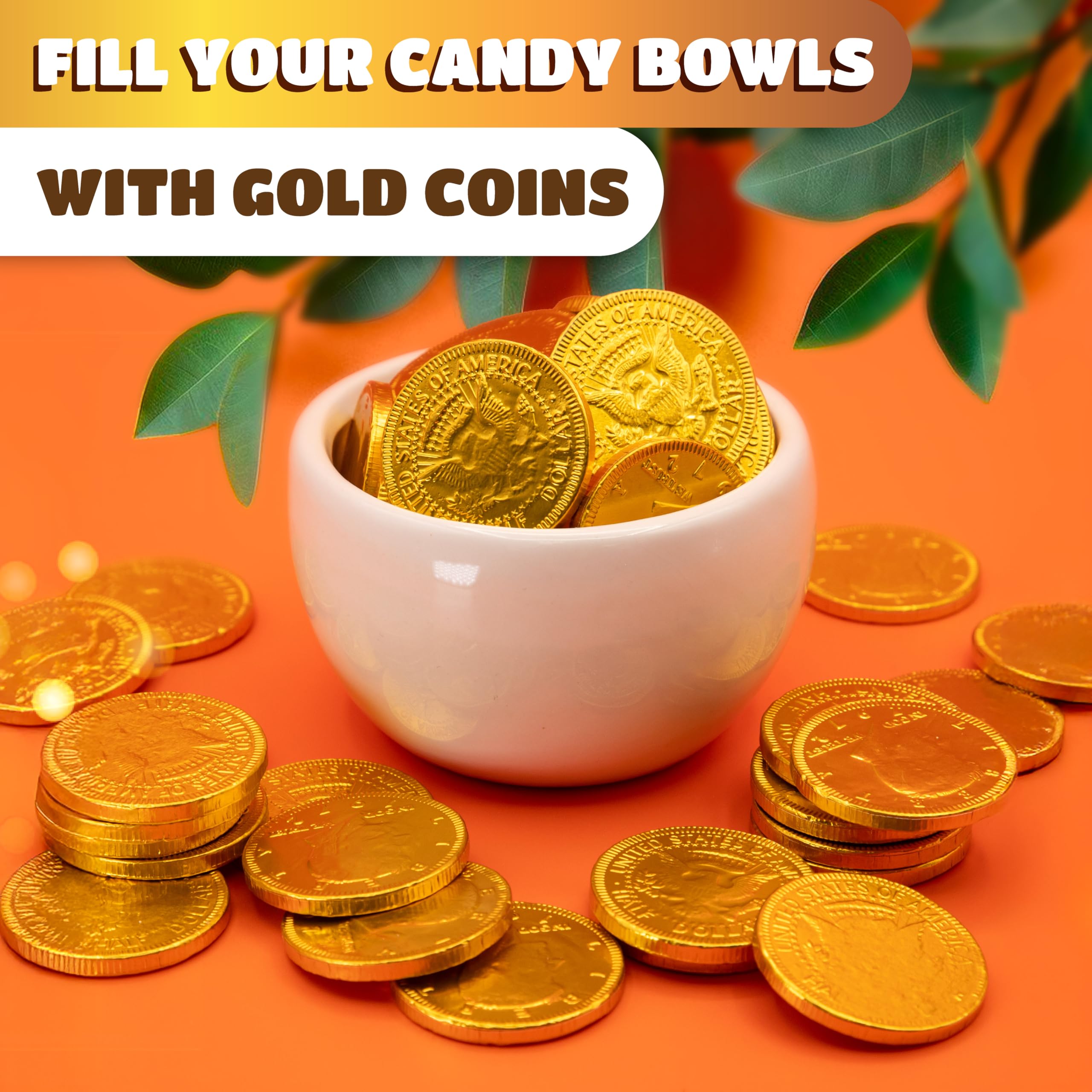 CRAZYOUTLET coins on St. Patrick's Day candy table