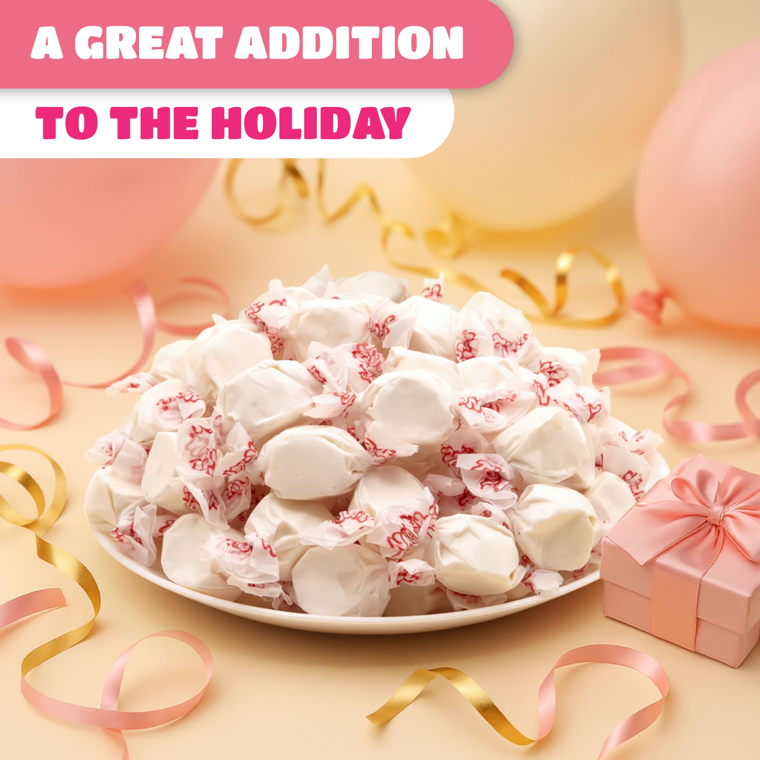 CRAZYOUTLET sliced coin-shaped taffy for cupcake toppers and boards