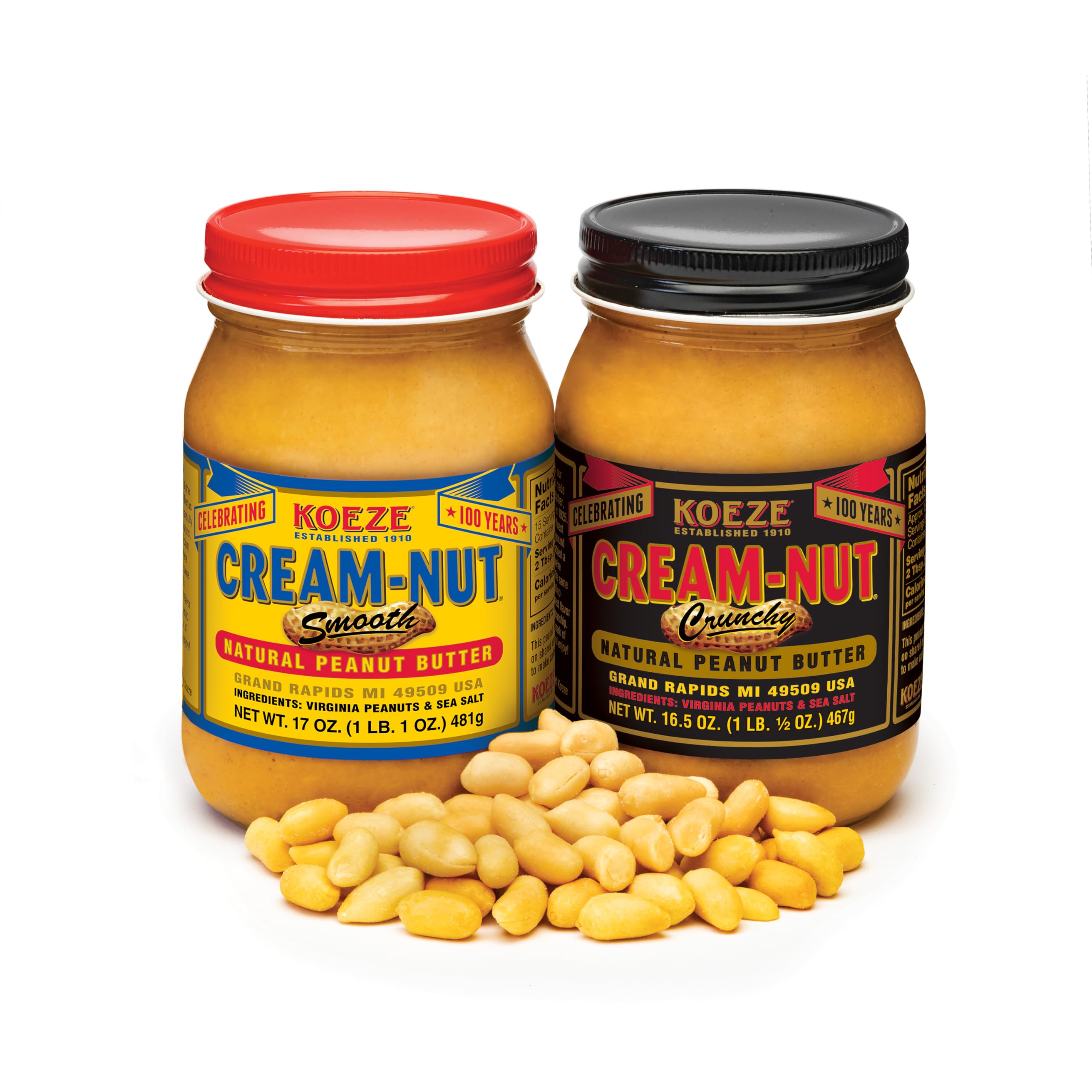 Cream Nut peanut butter texture close-up shows creamy, spreadable goodness for sandwiches.