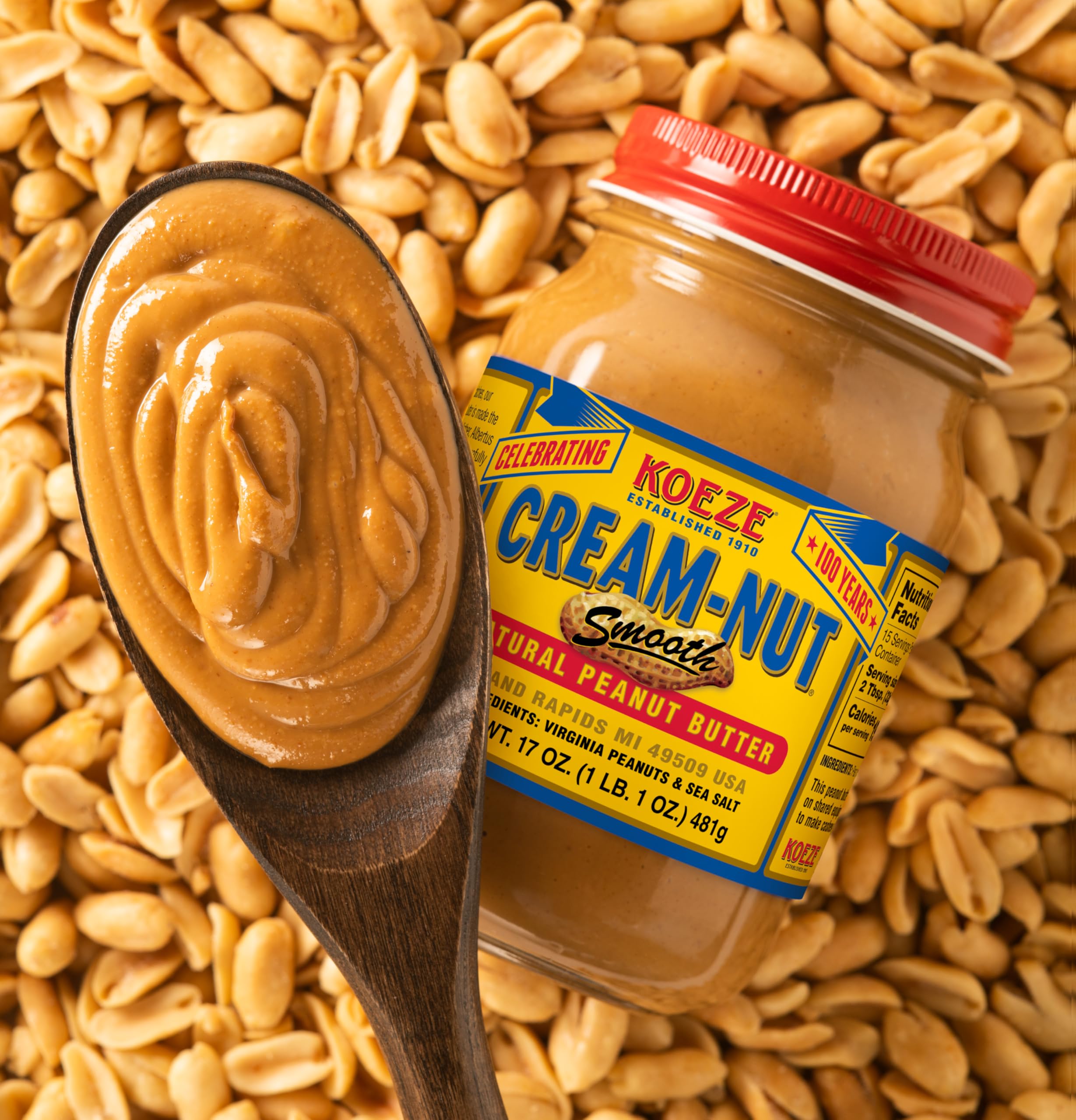Cream Nut Virginia peanuts in a bowl, ready for snacking or recipes.