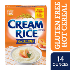 Cream of Rice bowl steaming hints at a warm, iron-rich breakfast.