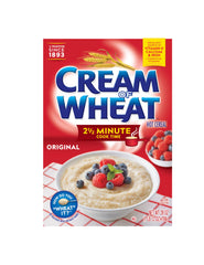 Cream of Wheat bowl steaming, a warm, iron-rich start to the day.