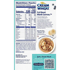 Cream of Wheat Cinnabon packets arranged for quick, warm breakfasts.