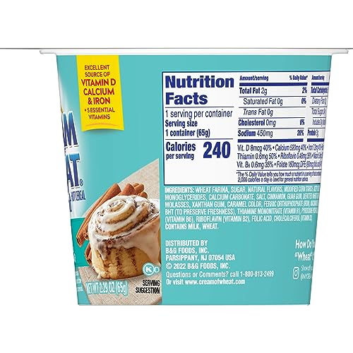 Open pack of Cream of Wheat Cinnabon To-Go Cups for on the go mornings