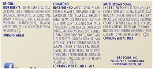 Cream of Wheat cinnamon bakery-inspired packets, flavorful start to a cozy morning.