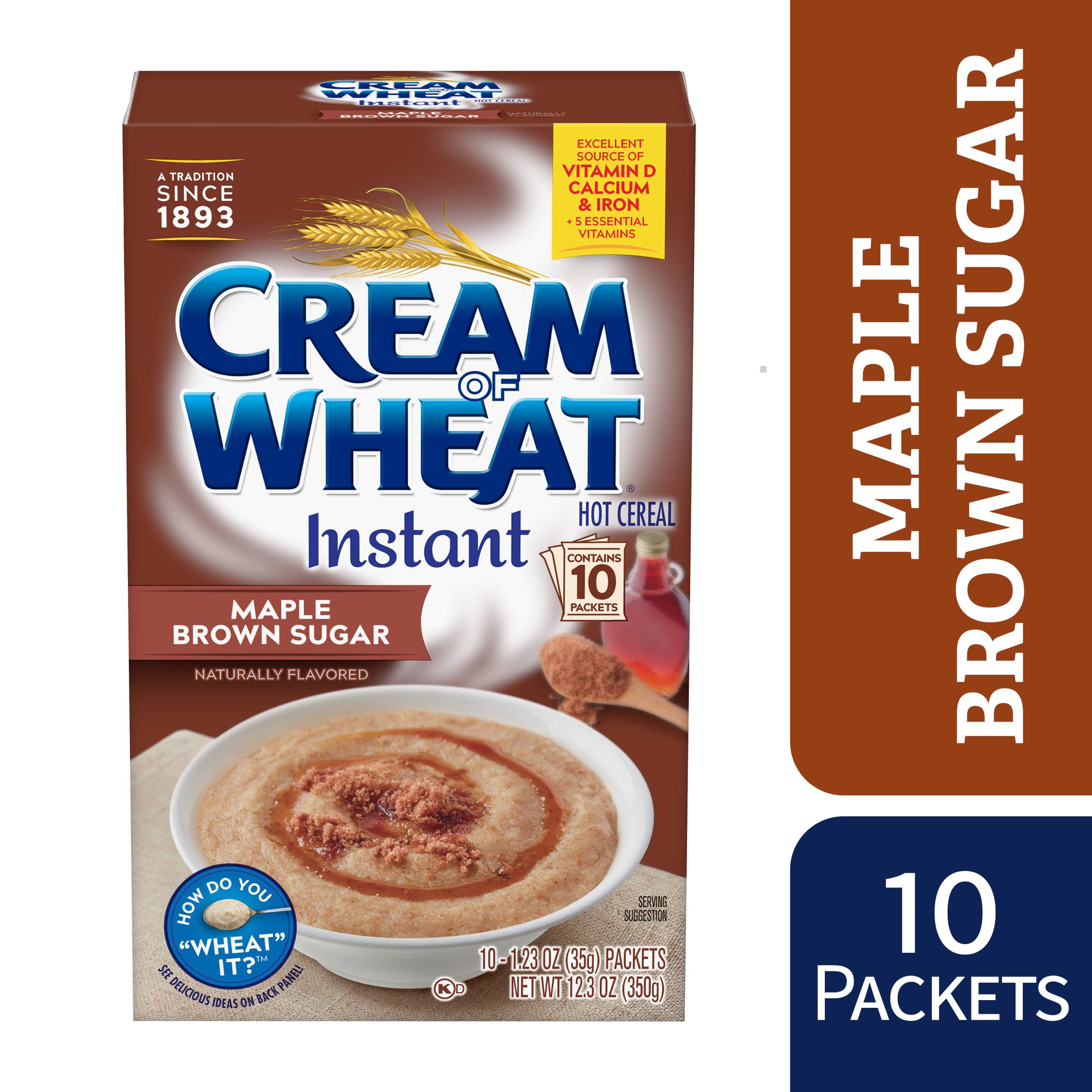 Cream of Wheat instant cereal bowl ready in minutes for busy mornings.