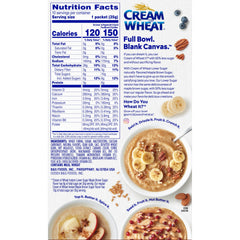 Cream of Wheat Instant Maple Brown Sugar 10 Pack steaming bowl with warm maple aroma.