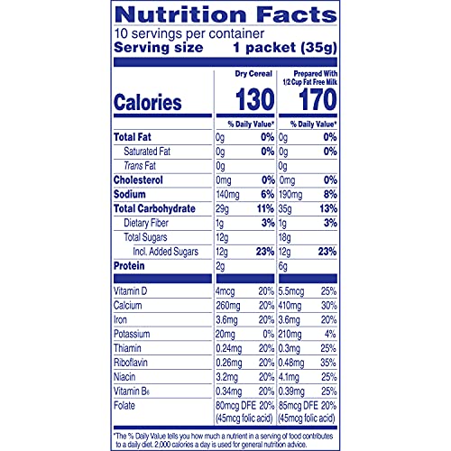 Cream of Wheat made-in-USA cereal in convenient packets.