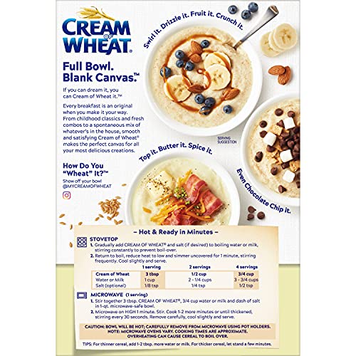 Cream of Wheat Original smooth texture served in a bowl.