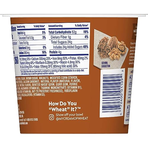 Six-pack Cream of Wheat to-go cups for busy mornings.