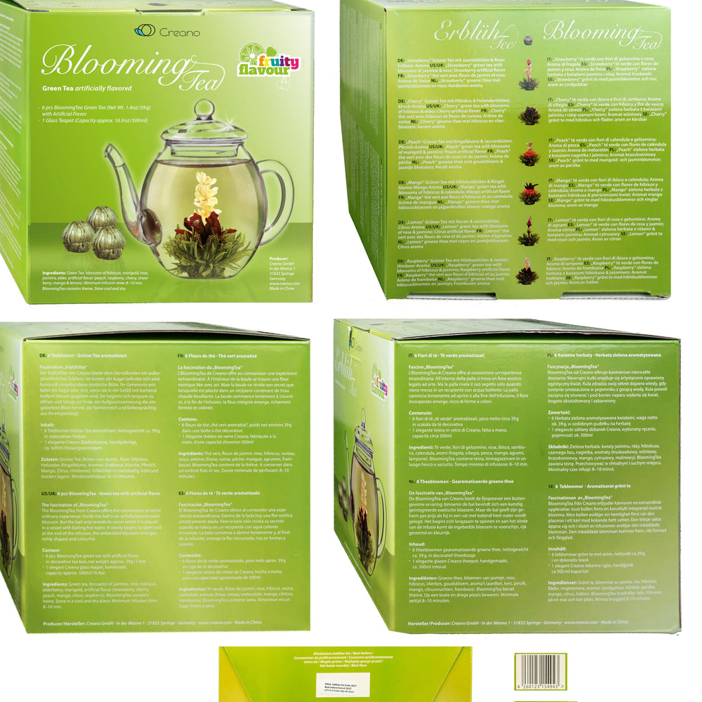 Creano AbloomTea quality and safety highlights for premium tea ritual