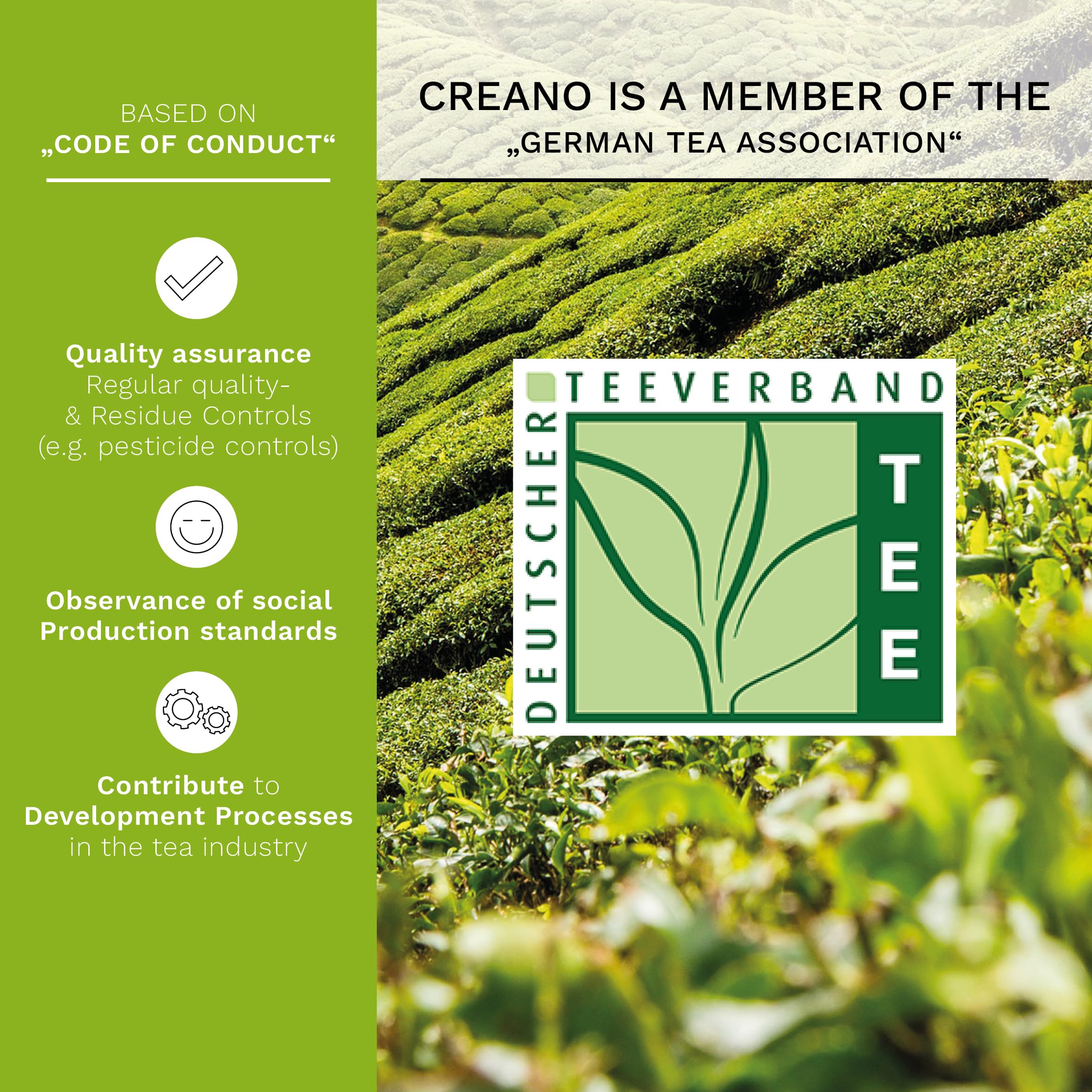 Creano flowers including roses and jasmine for a delicate floral aroma