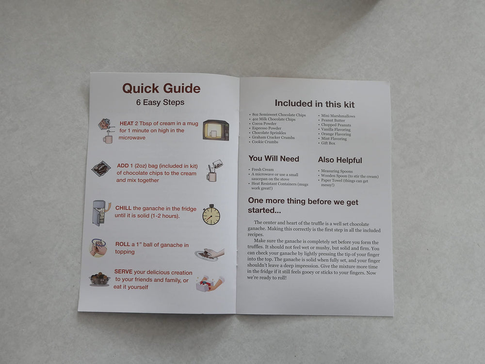 Create Yourself hand-rolled truffles with glossy finish and rich aroma
