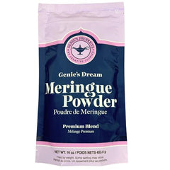Creative Cookier Genie's Dream Meringue Powder mixing into fluffy, stable meringue texture.