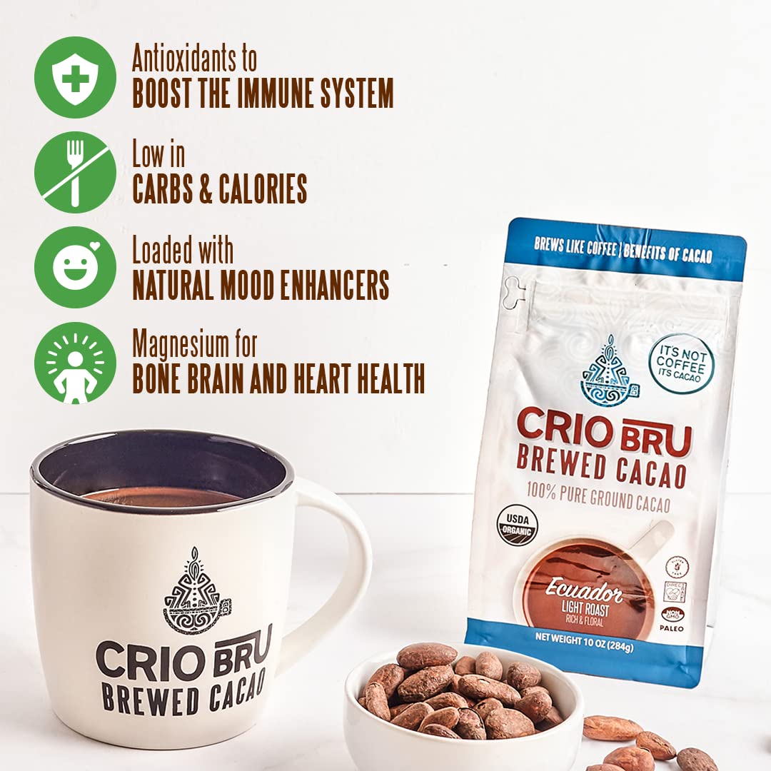 Crio Bru flavonoids and magnesium deliver nutrient-rich brew.
