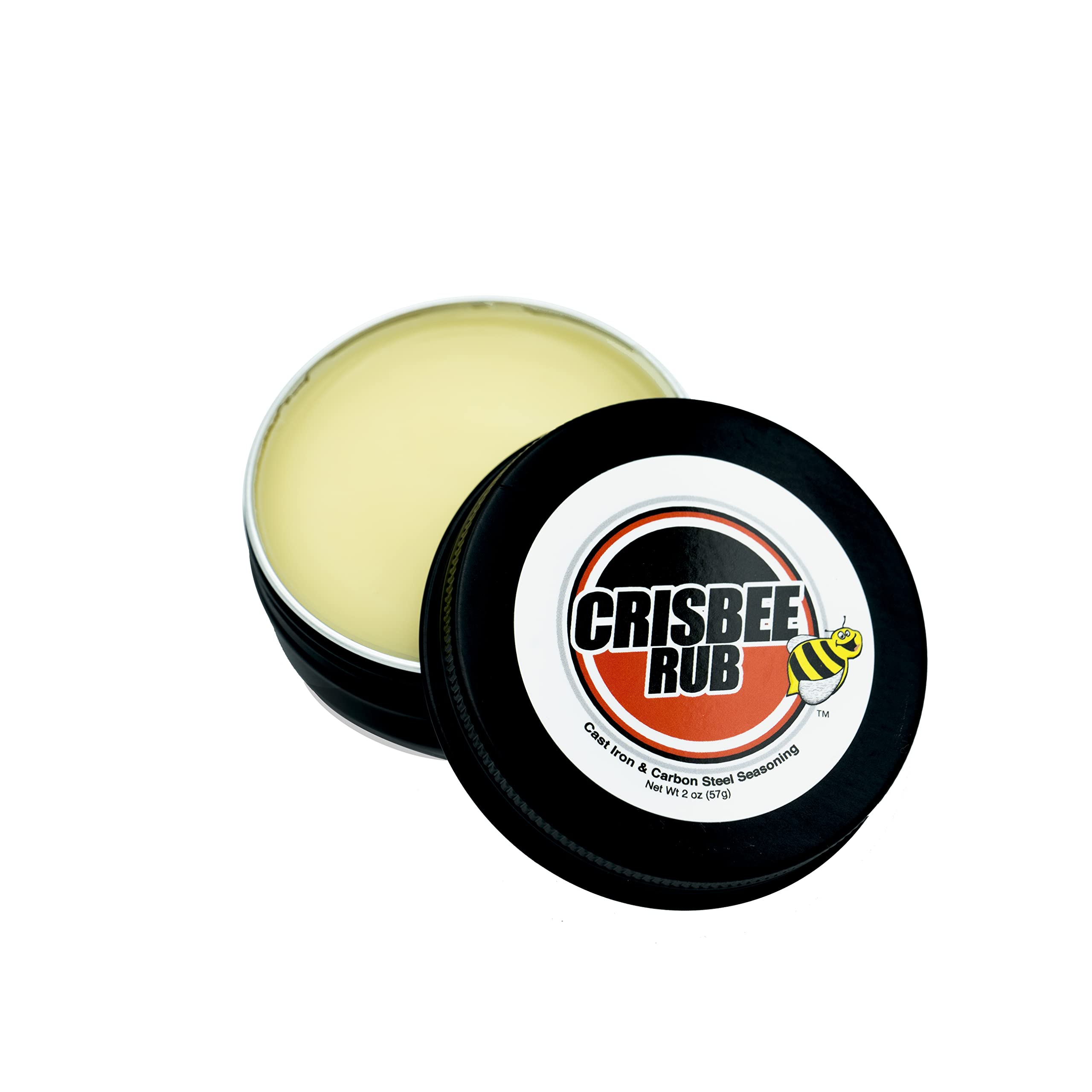 Crisbee Rub bottle pour demonstrates simple cast iron seasoning with an even layer