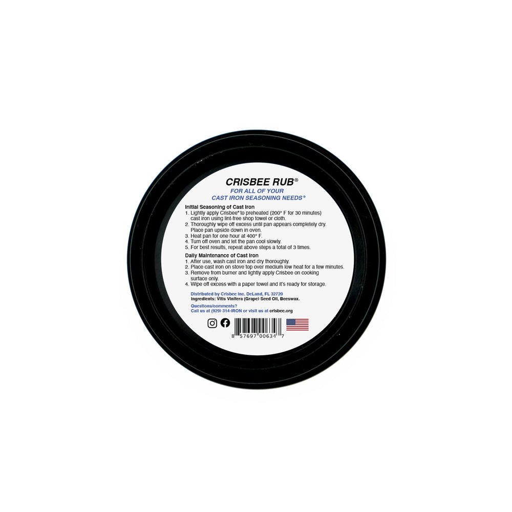 Crisbee Rub carbon steel pan hints quick seasoning for versatile cookware