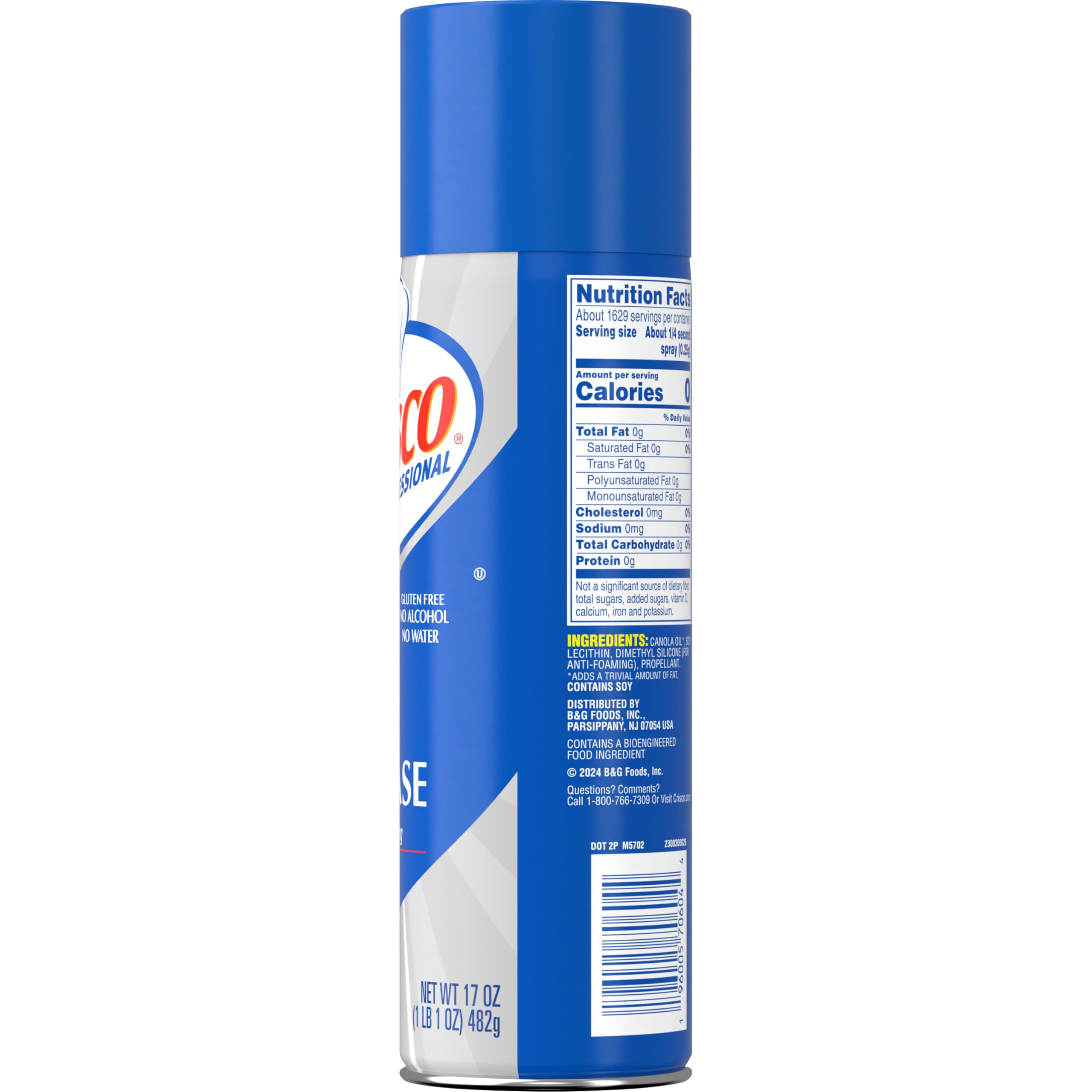 Crisco Baking-Friendly Spray helps clean release on cookies and pastries.
