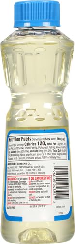 Crisco Pure Vegetable Oil in glass bottle emphasizes purity and simple ingredients.