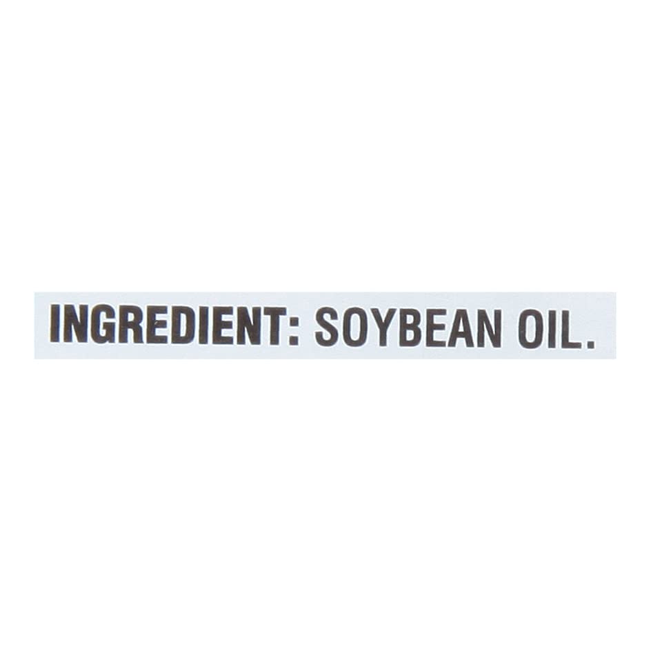 Crisco Pure Vegetable Oil soybean origin note adds transparency to ingredients.