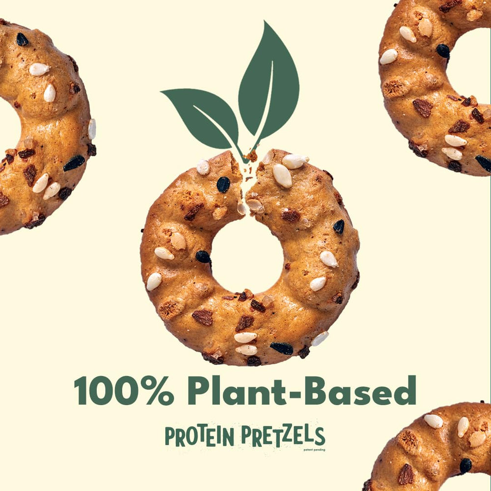 CRISP POWER Everything nutrition panel notes 28g protein per bag.