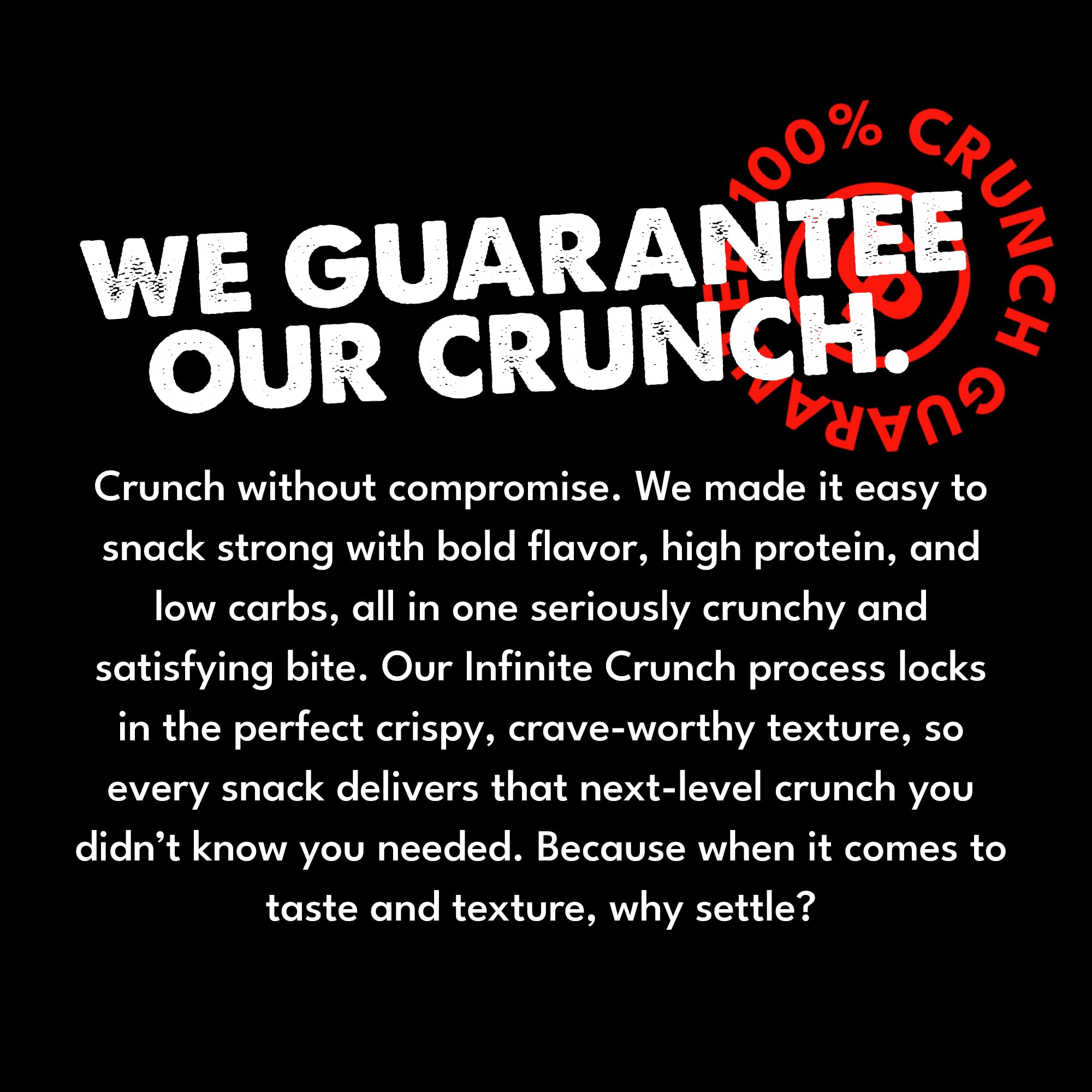 CRISP POWER Protein Pretzels vegan and keto-friendly icons signaling diet suitability