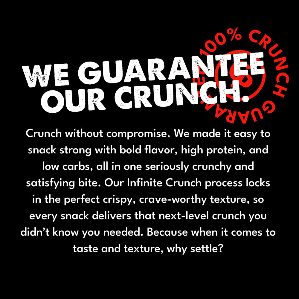 CRISP POWER Protein Pretzels vegan and keto-friendly icons signaling diet suitability