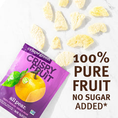 Crispy Green pear snack on plate showcases versatile serving ideas and crisp bite.