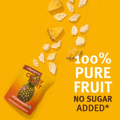 Crispy Green pineapple snacks on-the-go ideal for travel and breaks