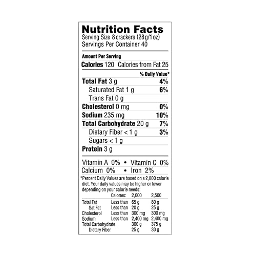 Crix Original Crackers served as a crunchy on-the-go snack.