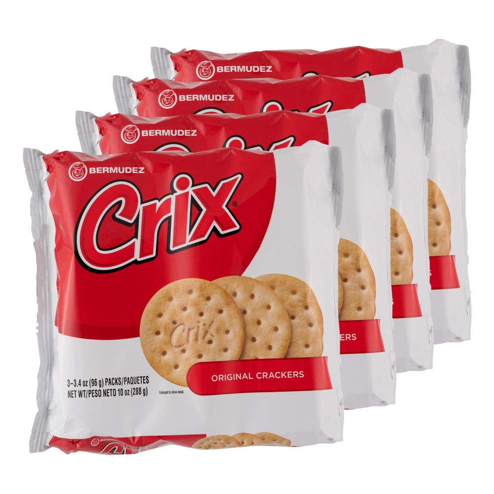 Crix Original Crackers paired with tasty toppings for a versatile meal.