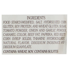 Crockery Gourmet powdered beef seasoning shows powder form for quick beef flavor boost.