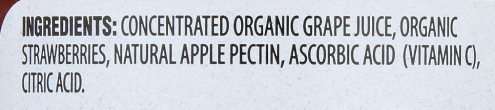 Spoonful of Crofters Organic Strawberry Fruit Spread; convenient snack option