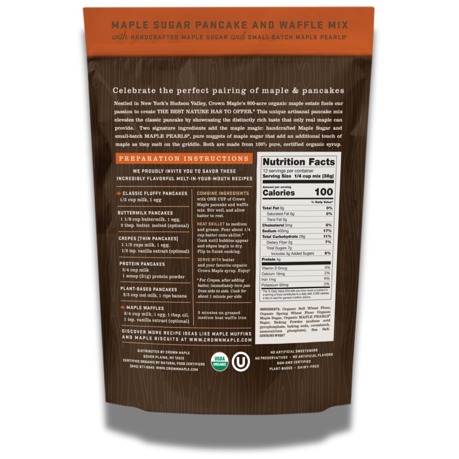 Crown Maple handcrafted maple sugar close-up highlights artisanal sweetness