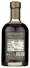 Crown Maple Very Dark Color label highlights organic, gluten-free, vegan attributes.