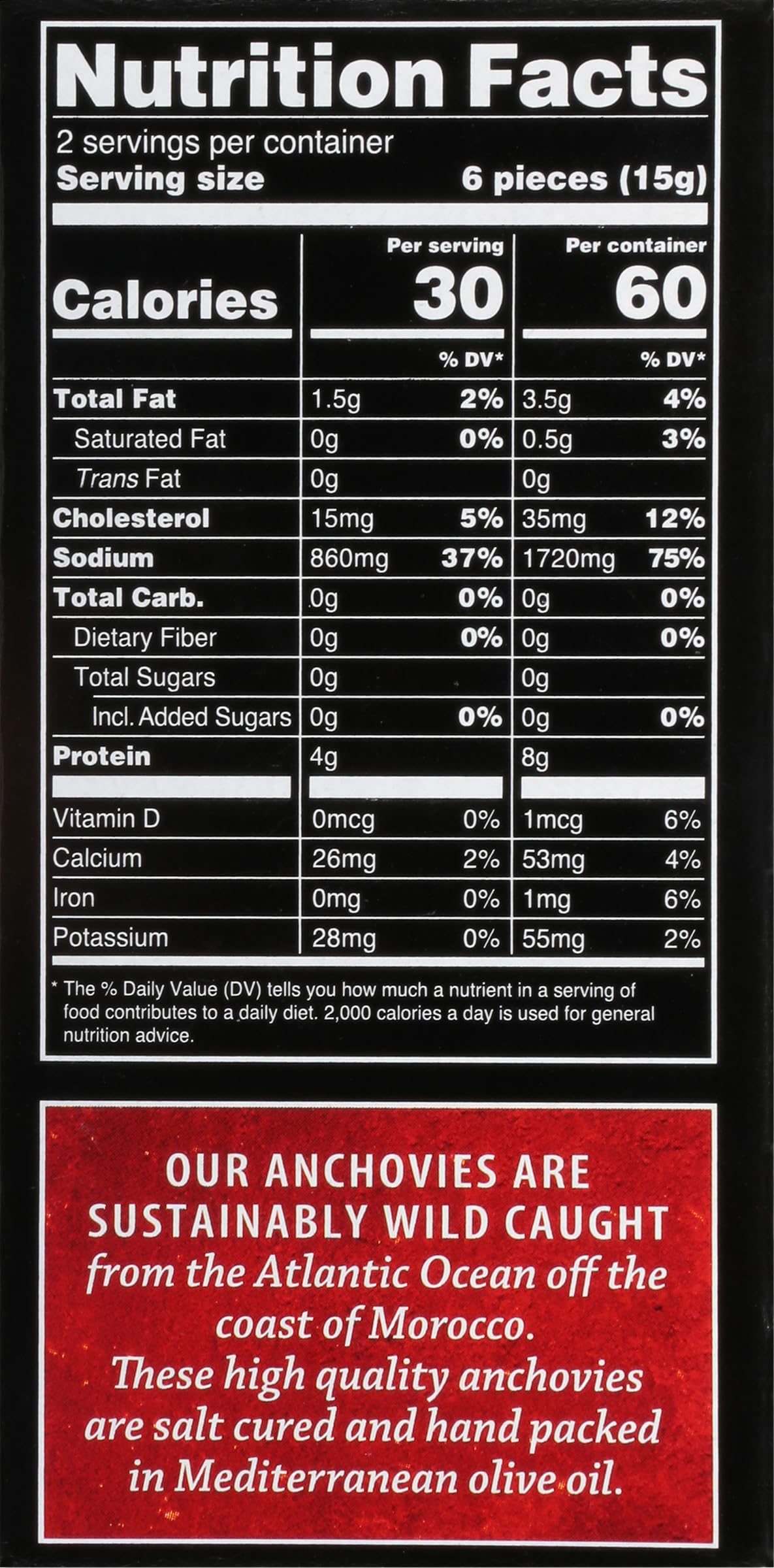 Crown Prince flat anchovies in olive oil pack shows a 12-can multi-pack