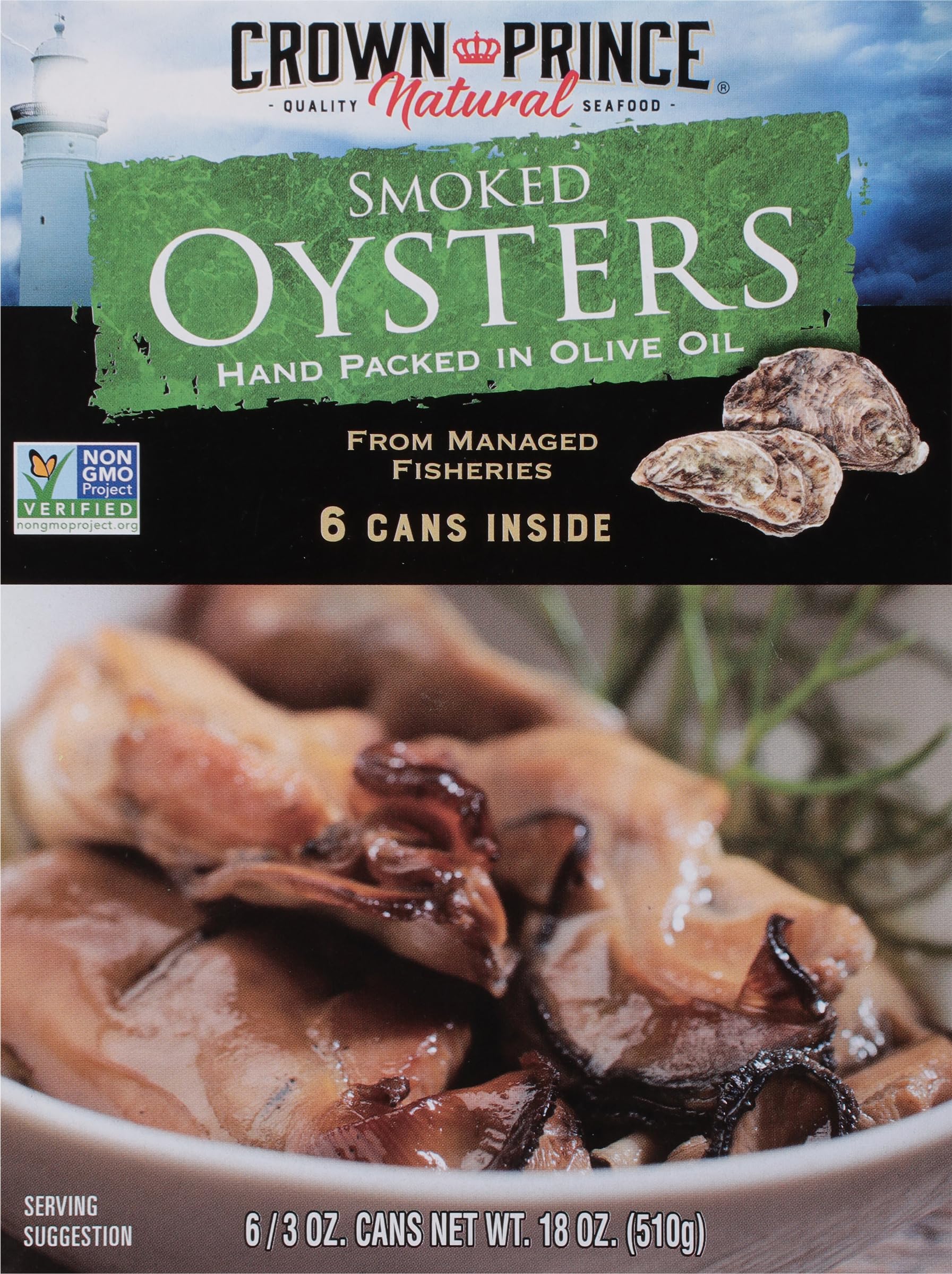 Crown Prince handpacked oysters offer rich aroma for salads and bowls
