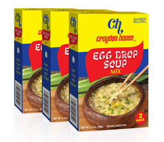 Croyden House Egg Drop Soup Mix pack front, quick weeknight meals.