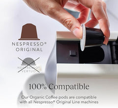 CRU Kafe aluminium pods with eco-friendly packaging suitable for recycling.