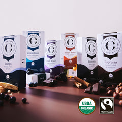 CRU Kafe Discovery Set five packs for tidy, quick morning brews.