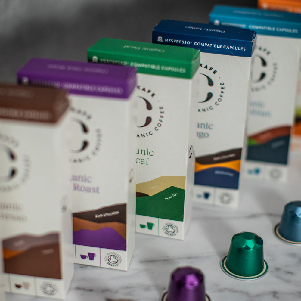 Cru Kafe original-line compatibility icon demonstrates Nespresso compatibility.