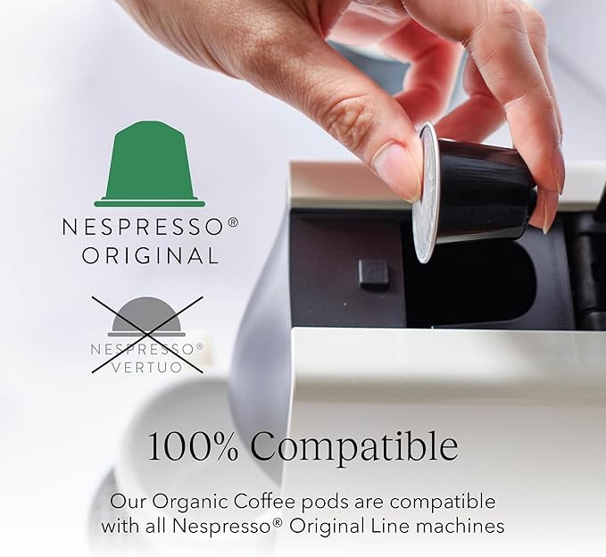 Cru Kafe Original-Line compatibility badge emphasizes machine compatibility