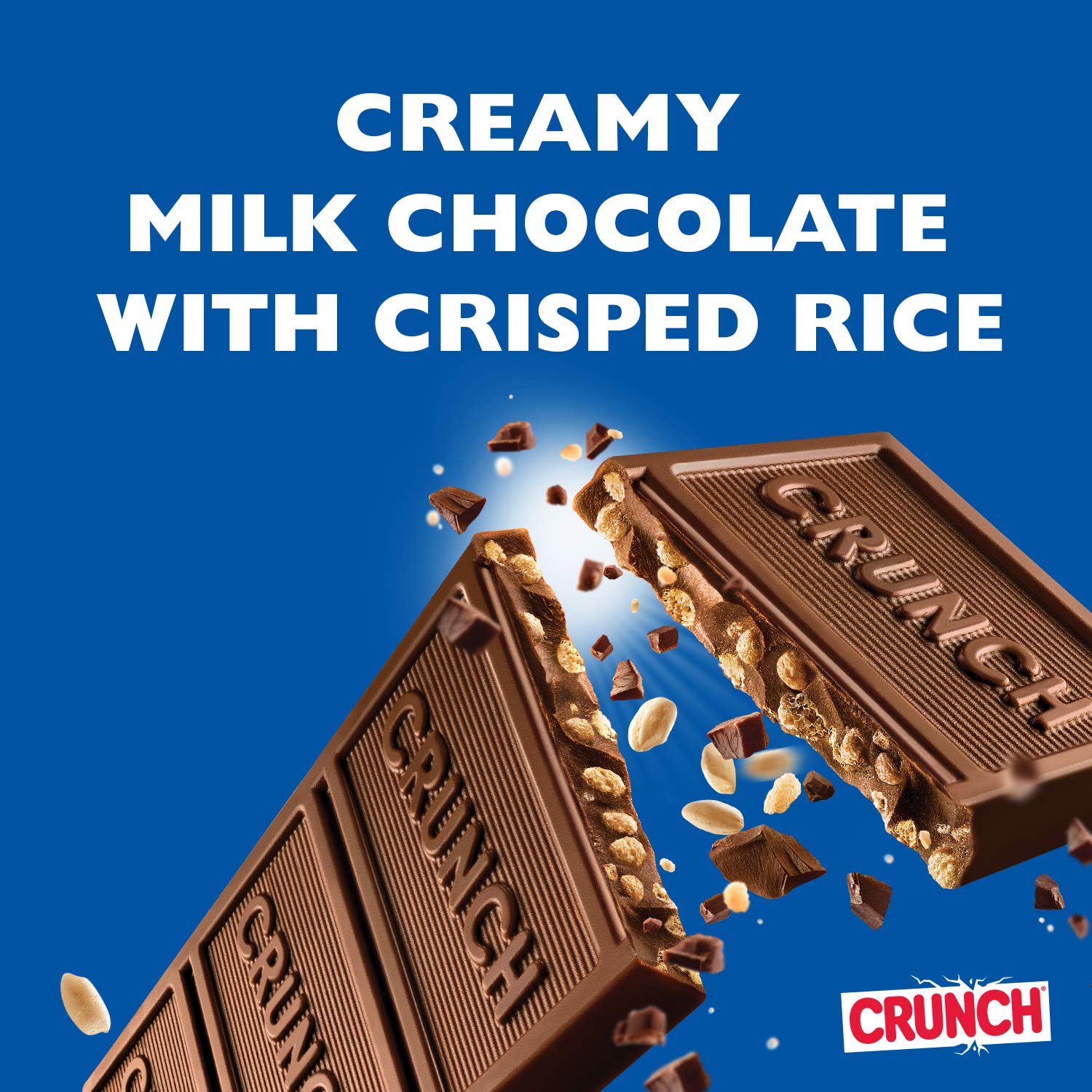 Crunch Buncha texture detail captures crunchy peanuts with glossy chocolate.