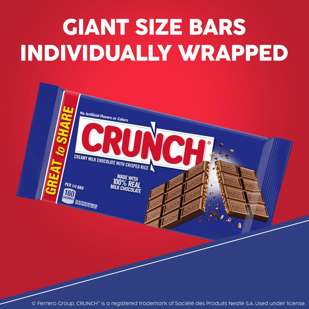 Crunch Giant Bar breakable slab illustrates easy sharing and portions