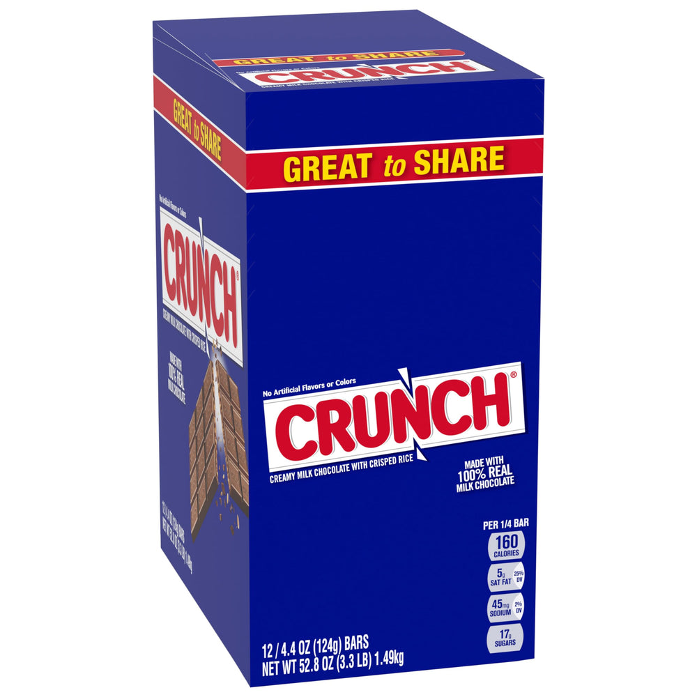 Crunch Giant Bar packaging showcases the shareable chocolate experience